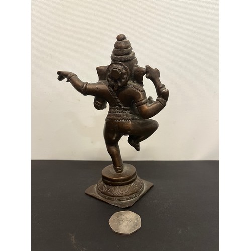 13 - Bronze figure, a standing figure of Genesh 16 cm high

This lot is available for in-house shipping