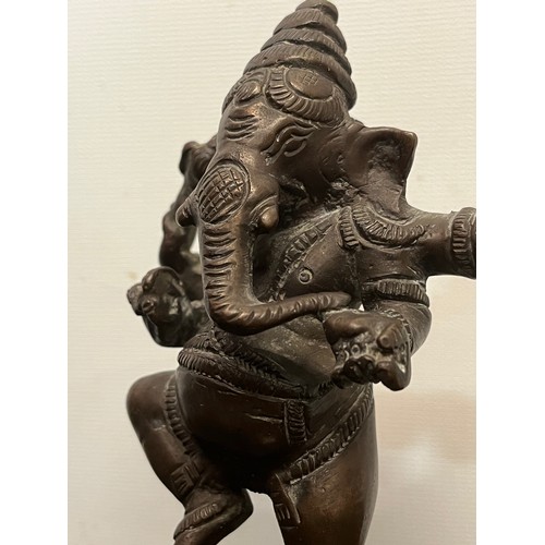 13 - Bronze figure, a standing figure of Genesh 16 cm high

This lot is available for in-house shipping