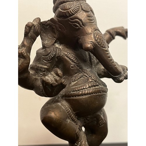 13 - Bronze figure, a standing figure of Genesh 16 cm high

This lot is available for in-house shipping