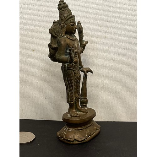 14 - Cast figure of the Indian Goddess Lakshmi 14 cm high.

This lot is available for in-house shipping