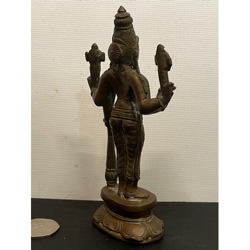 14 - Cast figure of the Indian Goddess Lakshmi 14 cm high.

This lot is available for in-house shipping