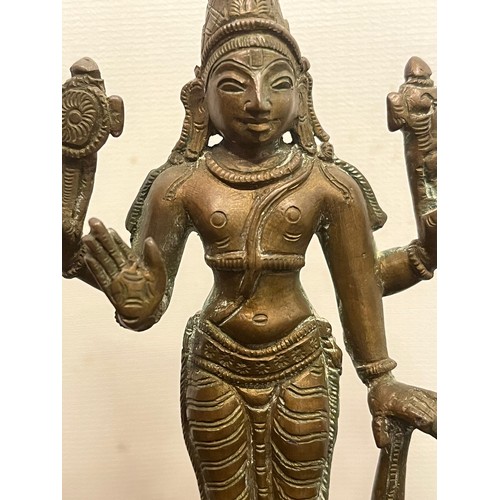 14 - Cast figure of the Indian Goddess Lakshmi 14 cm high.

This lot is available for in-house shipping