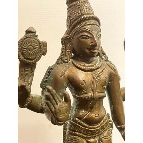 14 - Cast figure of the Indian Goddess Lakshmi 14 cm high.

This lot is available for in-house shipping