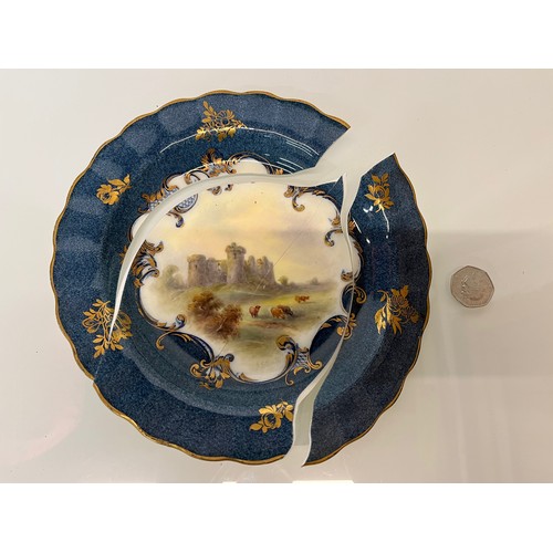 19 - Royal Worcester Castle pattern side plate, a/f

This lot is available for in-house shipping