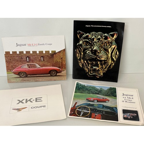 20 - Motoring ephemera, early Jaguar sales brochures, E type XKE.

This lot is available for in-house shi... 