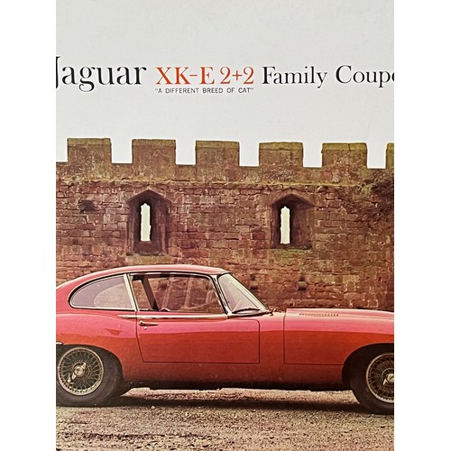 20 - Motoring ephemera, early Jaguar sales brochures, E type XKE.

This lot is available for in-house shi... 