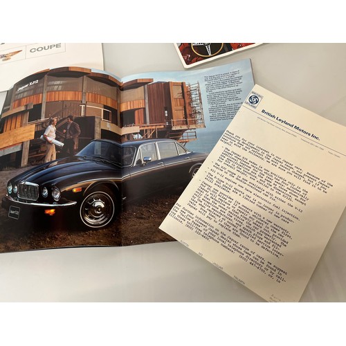 20 - Motoring ephemera, early Jaguar sales brochures, E type XKE.

This lot is available for in-house shi... 