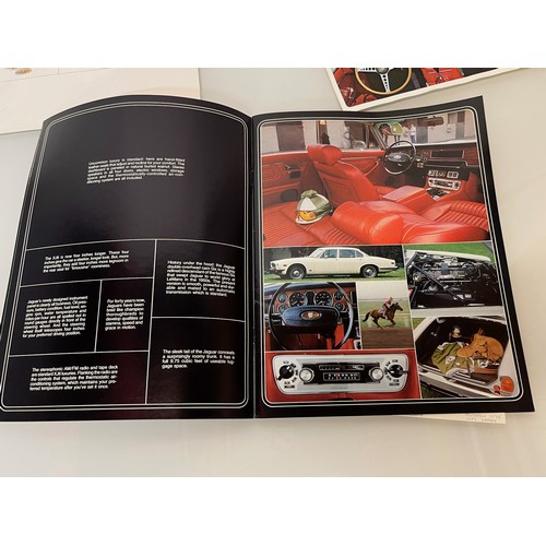 20 - Motoring ephemera, early Jaguar sales brochures, E type XKE.

This lot is available for in-house shi... 