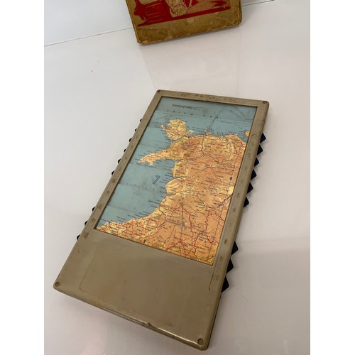 23 - Automobilia, motoring maps of Great Britain easily accessed within the AutoMapic, retains it’s origi... 