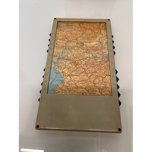 23 - Automobilia, motoring maps of Great Britain easily accessed within the AutoMapic, retains it’s origi... 