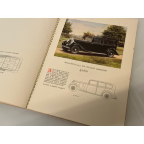 22 - Motoring ephemera, a pre war Rolls Royce Phantom III sales brochure.

This lot is available for in-h... 