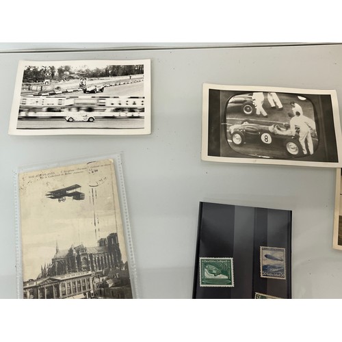 31 - Automobilia, motoring, aviation and racing ephemera, a collection of interesting ephemera.

This lot... 