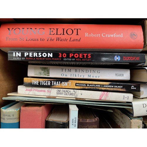 85 - Books, a collection of poetry etc, authors include Alan Bennett and T S Elliot.
 
This lot is availa... 