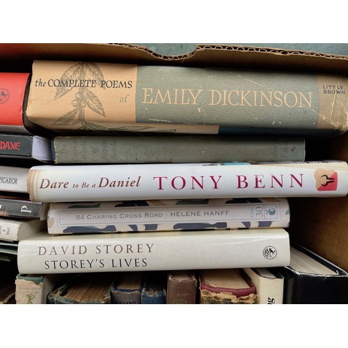 85 - Books, a collection of poetry etc, authors include Alan Bennett and T S Elliot.
 
This lot is availa... 