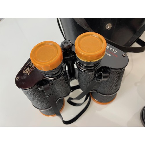 129 - Binoculars, two cased sets a 12 x 50 and a 16 x 50.

This lot is available for in-house shipping