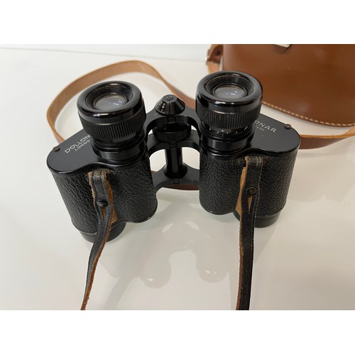 130 - Dolland 8 x 30 binoculars, in leather case.

This lot is available for in-house shipping