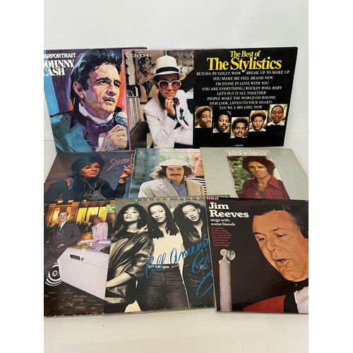 183 - LP vinyl records Johnny Cash, Elton etc

This lot is available for in-house shipping