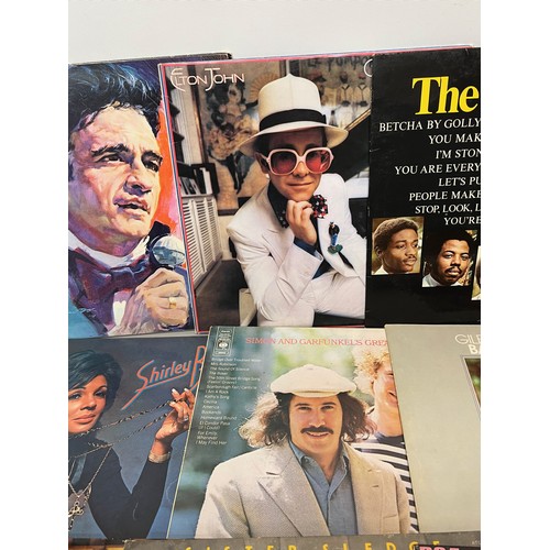 183 - LP vinyl records Johnny Cash, Elton etc

This lot is available for in-house shipping