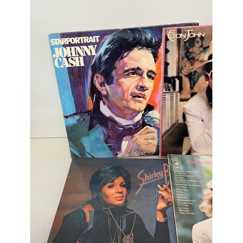 183 - LP vinyl records Johnny Cash, Elton etc

This lot is available for in-house shipping