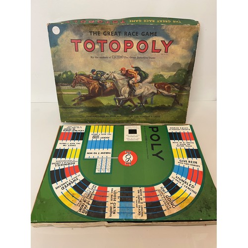 232 - Toys and Games, 1949 edition of Totopoly John Waddingtons horse racing game.

This lot is available ... 