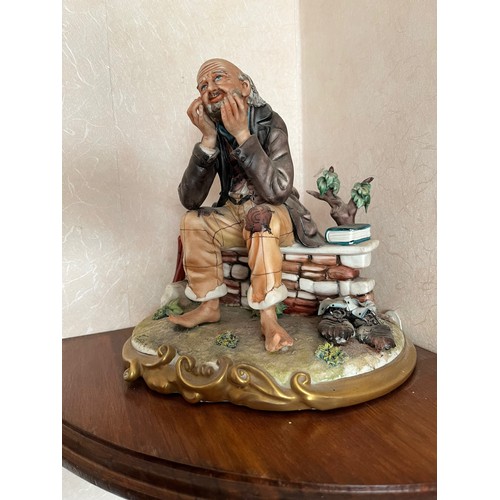 234 - NAO figurine of a seated tramp.

This lot is available for in-house shipping