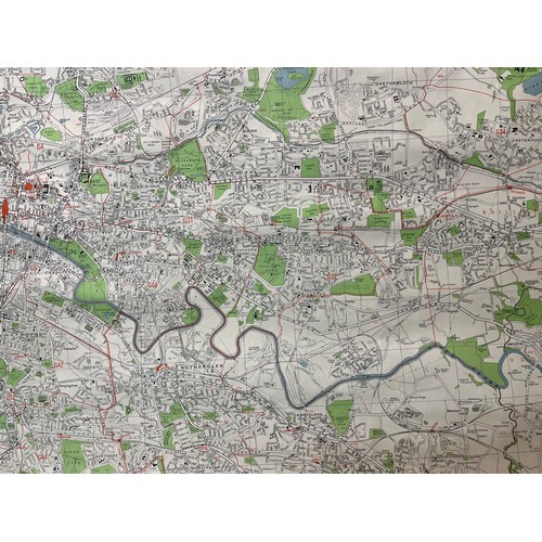 350 - Large vintage map of Greater Glasgow.

This lot is available for in-house shipping