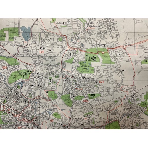 350 - Large vintage map of Greater Glasgow.

This lot is available for in-house shipping