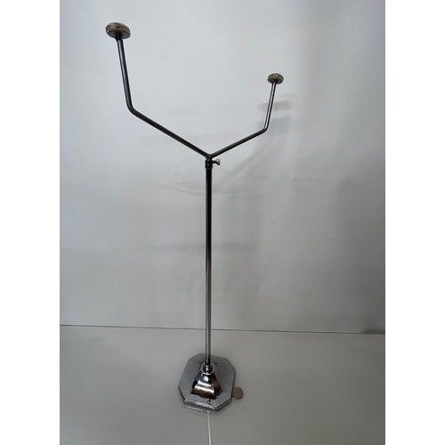 376 - Art Deco vintage adjustable shop display stand.

This lot is available for in-house shipping