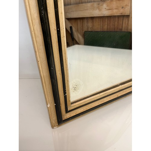 396 - Wall mirror with painted frame 68cm x 52cm

This lot is collection only.