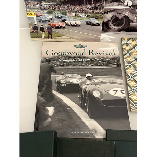 175 - Collection of Goodwood motor racing ephemera, includes Sir Jack brabham signature.

This lot is avai... 