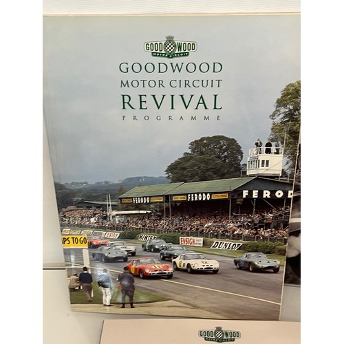 175 - Collection of Goodwood motor racing ephemera, includes Sir Jack brabham signature.

This lot is avai... 