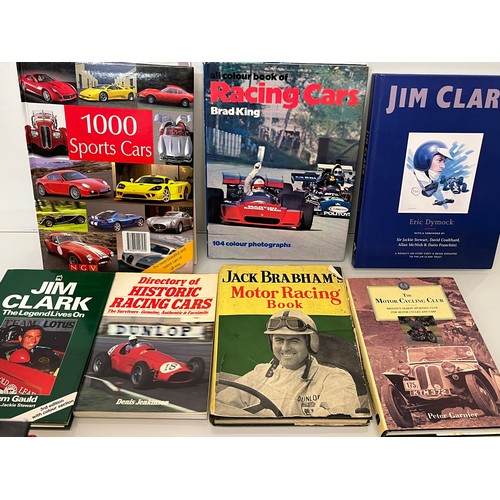 180 - Collection of motoring themed books, marque books Alfa Romeo Mercedes and Bugatti, also a book on th... 