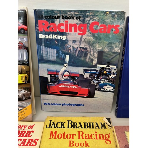 180 - Collection of motoring themed books, marque books Alfa Romeo Mercedes and Bugatti, also a book on th... 