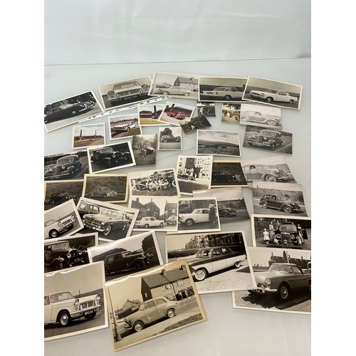 186 - Automobilia, a period collection motoring photographs.

This lot is available for in-house shipping