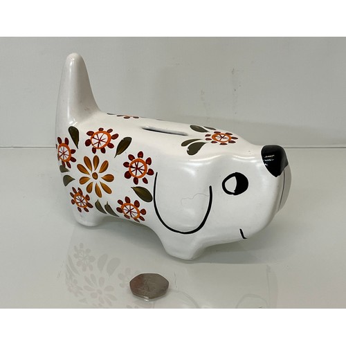 10 - Mid Century studio ceramics money box in the form of a dog.

This lot is available for in-house ship... 