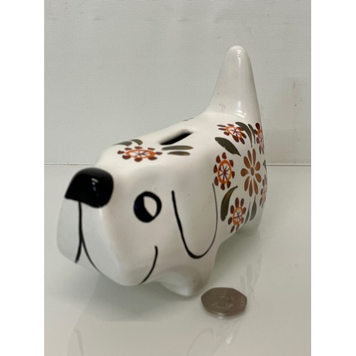 10 - Mid Century studio ceramics money box in the form of a dog.

This lot is available for in-house ship... 