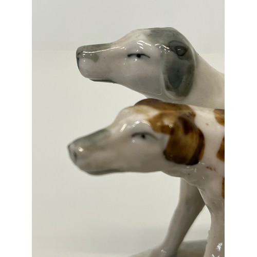 13 - Staffordshire dog figurine, nicely hand decorated and marked to the rear with 2386.

This lot is ava... 