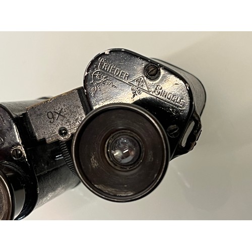 22 - Goerz Berlin Binoculars a pair of x 6 field glasses.

This lot is available for in-house shipping