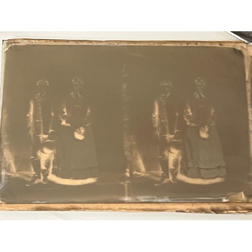 27 - C19th photography, a Collection of 16 Victorian glass plate negatives each 6 ½ inches x 4 ¼ inches, ... 