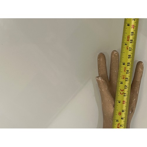 29 - Children’s hands, a pair of manakin body sections, each 17 cm long.

This lot is available for in-ho... 