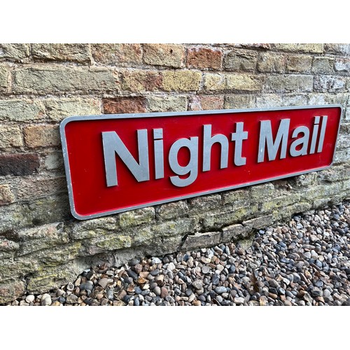 40 - Railwayania, large painted sign for Night Mail 100 cm x 25cm

This lot is available for in-house shi... 