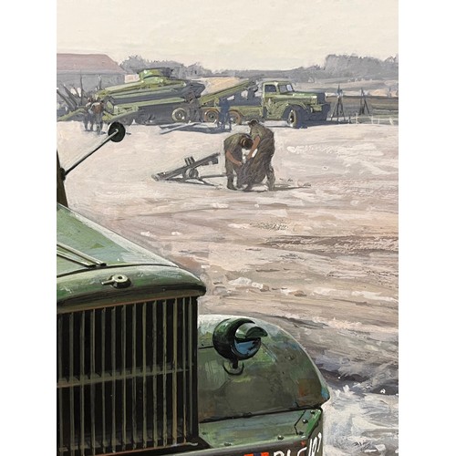 43 - Airfix and Matchbox model kit collectiors, original packaging artwork, American M19 Tank Transporter... 