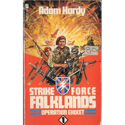 50 - Military painting, original book cover artwork Falklands War SAS Parachute Regt stories, from the Ad... 