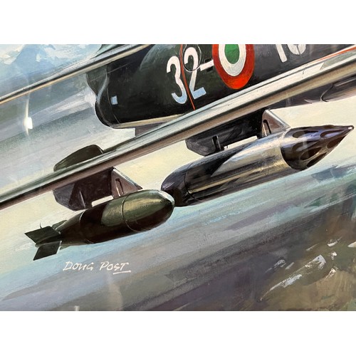 74 - Airfix and Matchbox model kit entusiasts, original cover artwork, Italian military aircraft, a paint... 