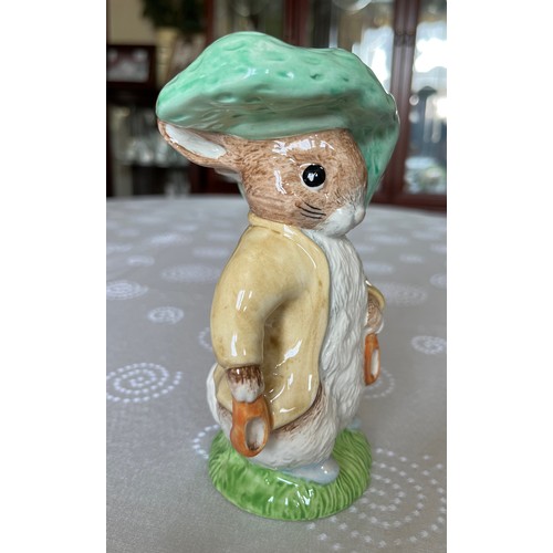 97 - Beatrix Potter collectable ceramic figurine, Royal Albert, Benjamin Bunny.

This lot is available fo... 