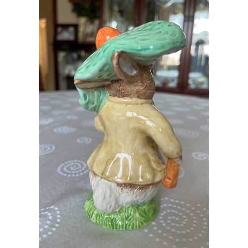 97 - Beatrix Potter collectable ceramic figurine, Royal Albert, Benjamin Bunny.

This lot is available fo... 