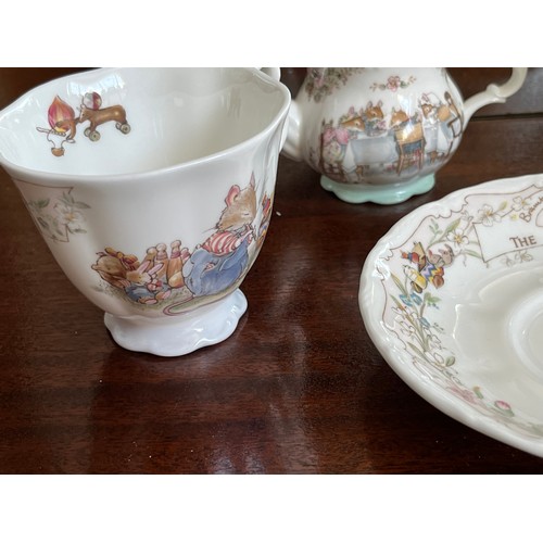 110 - Collection of Royal Doulton tea wares from the Bramley hedge range.

This lot is available for in-ho... 