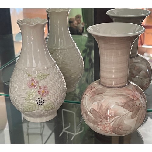 117 - Two mid century ceramic vases, from Belleek and Jersey pottery

This lot is available for in-house s... 