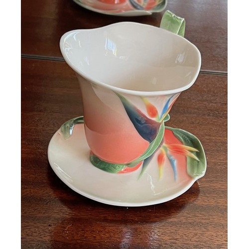 119 - Collectable art pottery, Franz cup and saucer very organic floral design.

This lot is available for... 