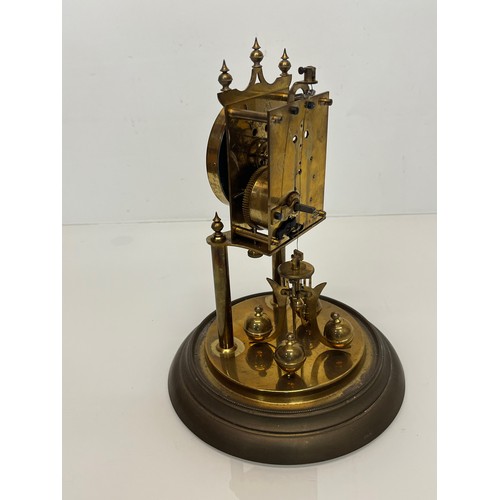 103 - Dome cased mantle clock, 12 inches high.

This lot is available for in-house shipping